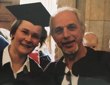Don and me at graduation ceremony in 2006